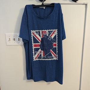 NWOT Queen's Jubilee T-Shirt Plus Size